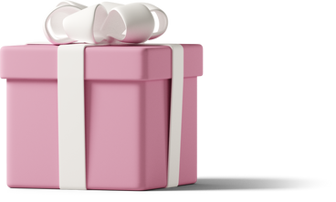 pink gift box PNG, SVG