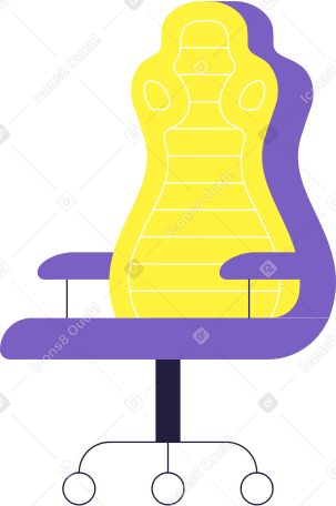 chaise gamer PNG, SVG