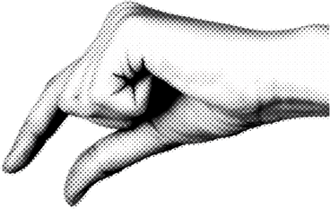 Рука держит что-то пальцами в PNG, SVG