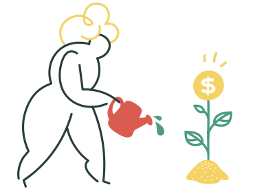 Dollar growth PNG, SVG