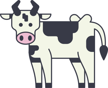 корова в PNG, SVG