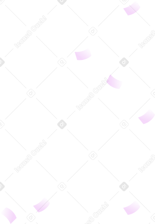 confettis rectangulaires PNG, SVG