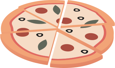 Пицца в PNG, SVG