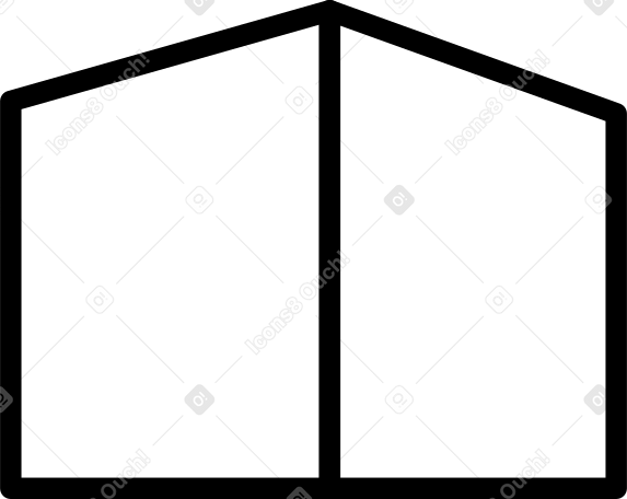 белая коробка в PNG, SVG