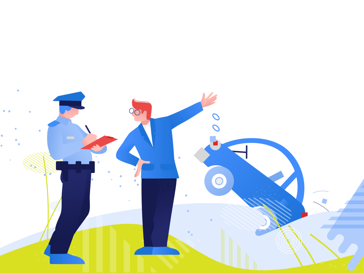 Traffic police Illustration in PNG, SVG