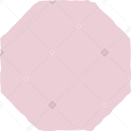 octagon pink Illustration in PNG, SVG