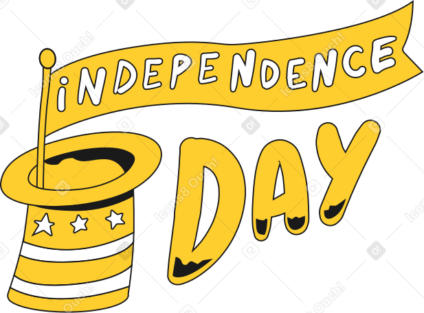 independence Illustration in PNG, SVG