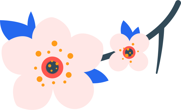plum  blossom Illustration in PNG, SVG