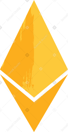 ethereum icon Illustration in PNG, SVG