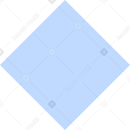 blue rhombus Illustration in PNG, SVG