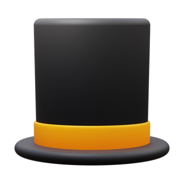 black hat PNG, SVG