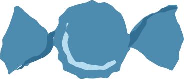 Zucchero filato blu PNG, SVG