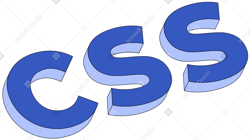 lettering css text PNG, SVG