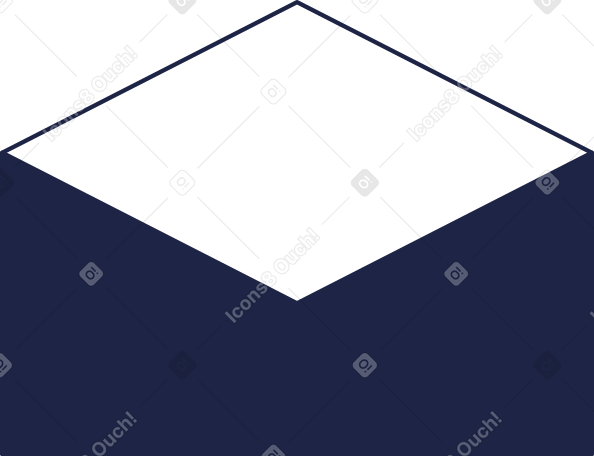 empty envelope Illustration in PNG, SVG