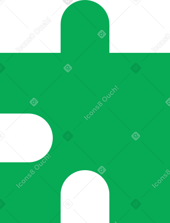 dark green puzzle piece PNG, SVG