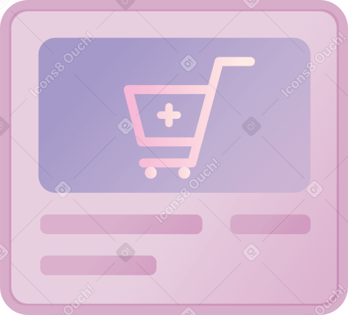 онлайн шоппинг в PNG, SVG