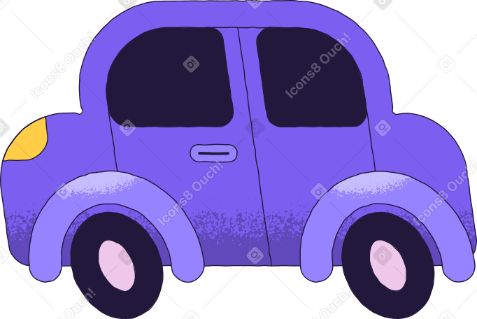 car Illustration in PNG, SVG