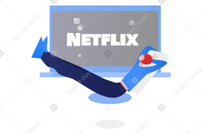 netflixing bei isolation PNG, SVG