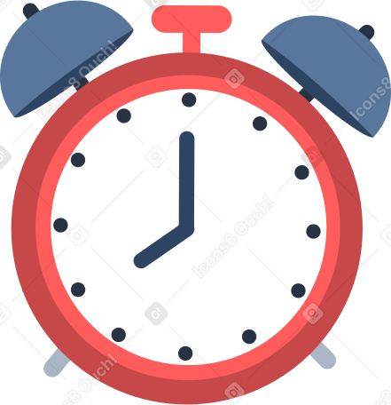 vintage alarm clock PNG, SVG