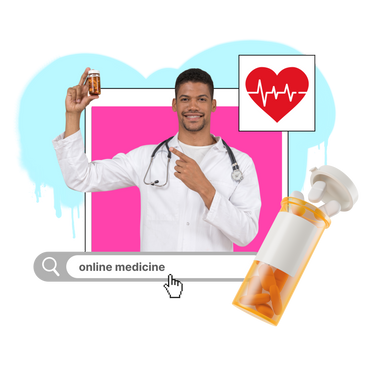 Online medicine and online doctor's appointment PNG, SVG