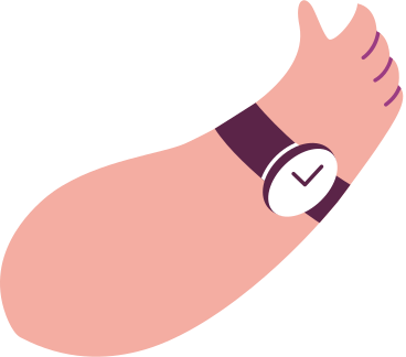 Hand with watch PNG, SVG