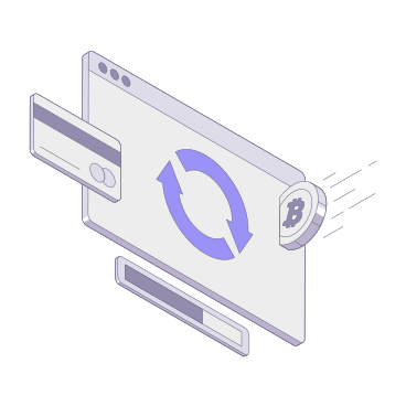 Онлайн-платеж или транзакция с биткойнами в PNG, SVG