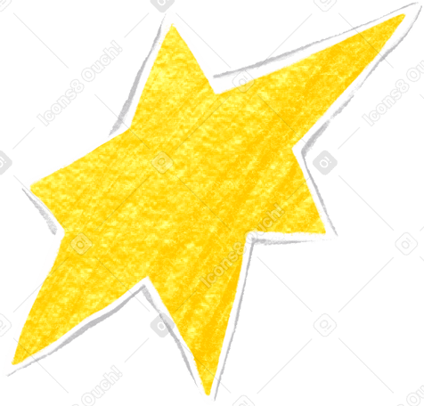 Желтая звезда в PNG, SVG