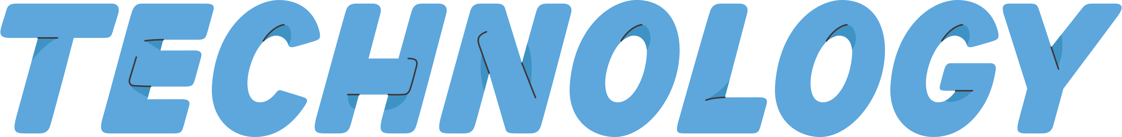 lettering blue technology Illustration in PNG, SVG