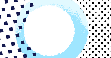 Fundo abstrato em tons azuis com objetos geométricos PNG, SVG