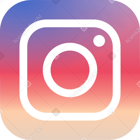 instagram logo Illustration in PNG, SVG