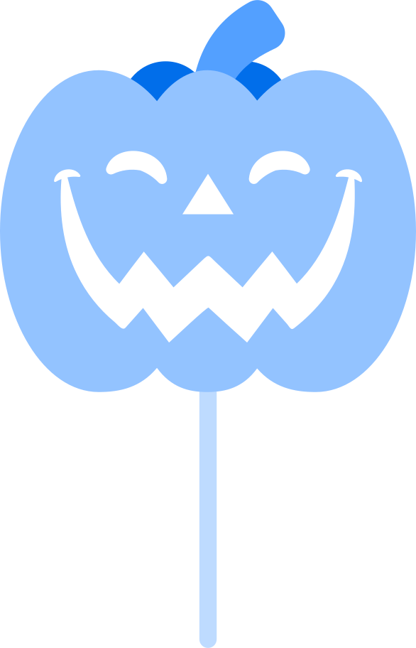 pumpkin mask Illustration in PNG, SVG