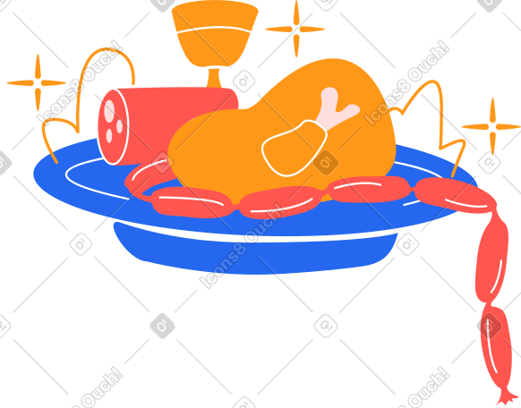 食物盘 PNG, SVG