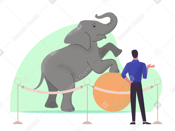サーカスの男 のpngとsvgでのイラスト