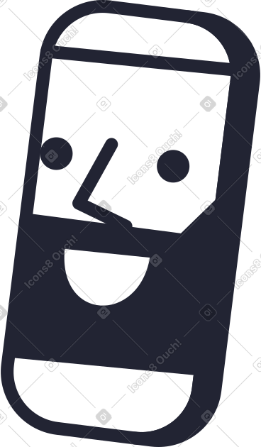 Phone selfie man PNG, SVG