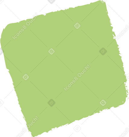 green square Illustration in PNG, SVG