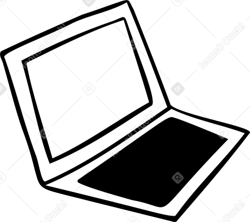 큰 노트북 PNG, SVG