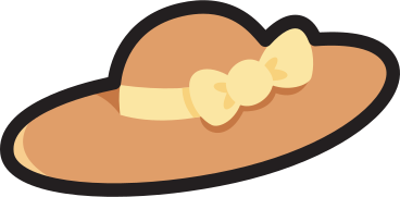 Hat with ribbon PNG, SVG