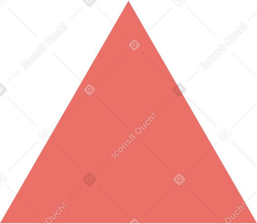 pink antique triangle PNG, SVG