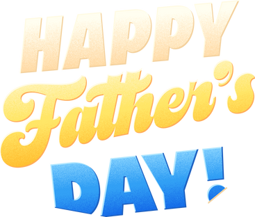 Lettering happy father's day! text PNG、SVG