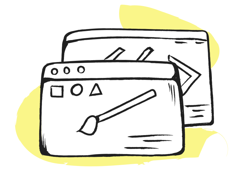Immagine Vettoriale pianificazione del web design in PNG e SVG in stile | Illustrazioni Icons8