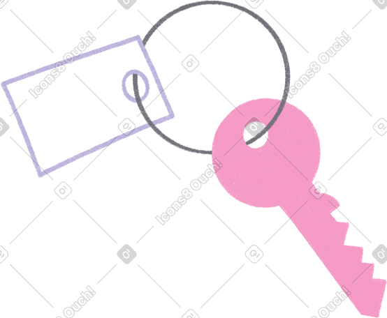 hotel room key PNG, SVG