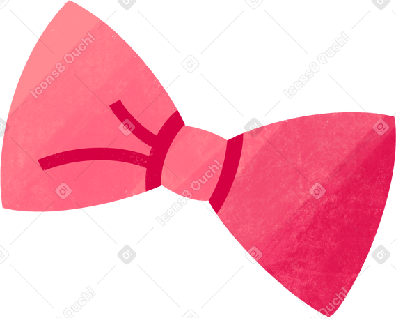 pink bow tie Illustration in PNG, SVG