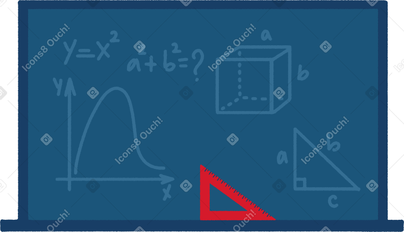 classroom board Illustration in PNG, SVG