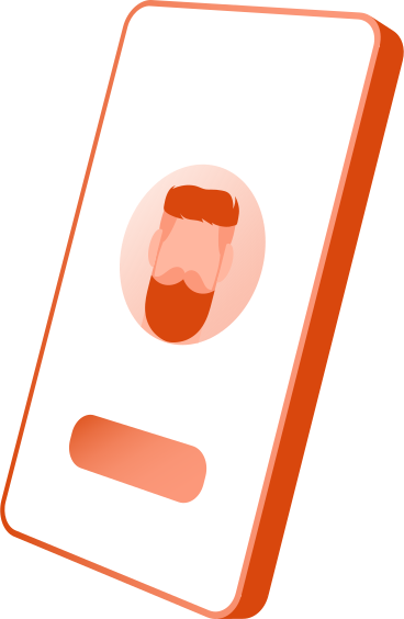 smartphone with a user icon on the screen PNG, SVG