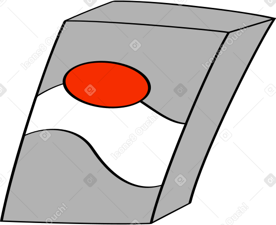 Серо-белая коробка в PNG, SVG
