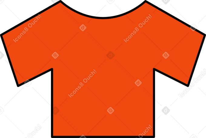 tshirt rouge PNG, SVG
