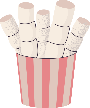 Marshmallow in a bucket PNG, SVG
