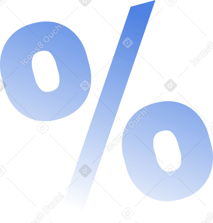 Знак процента в PNG, SVG