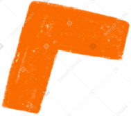 little orange corner PNG, SVG