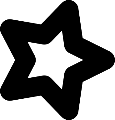 five pointed star PNG, SVG